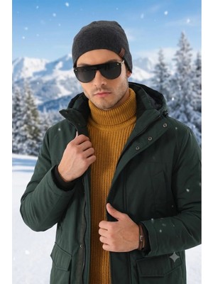 Ritagarcia Unisex Etiket Detaylı Pamuklu Penye Bere Kışlık Mevsimlik Beanie Bere