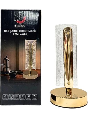 Akıllı Bayi USB Şarjlı Dokunmatik Abajur LED Lamba Aby
