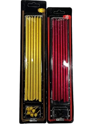 Akıllı Bayi 6'li 20 cm Ince Pasta Mumu Aby