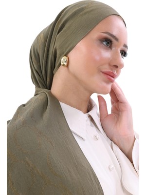 Valentino Orlandi Alia Motif Desenli Lyocell Pamuk Şal 70X195 cm