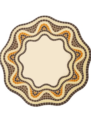 Naturware Mosaic Kağıt Amerikan Servis 39X39 cm 12'li Paket