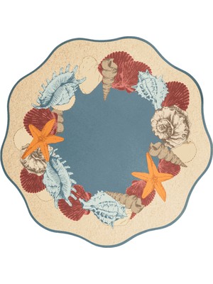 Naturware Coral Kağıt Amerikan Servis 39X39 cm 12'li Paket
