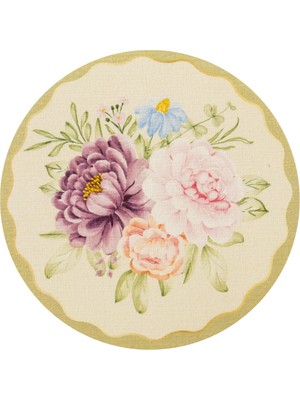 Naturware Peony Kağıt Bardak Altlığı 10 cm 12'li Paket