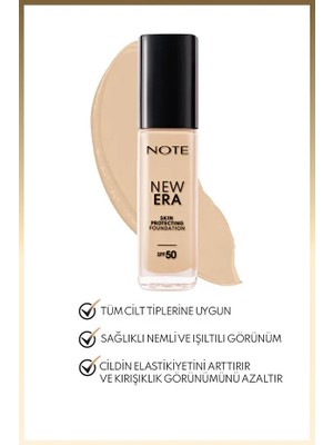 Bezos New Era Spf 50 Hyaluronik Fondöten - 110 Soft Ivory
