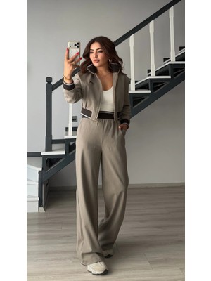 Elisin Vizon Bomber Ceket-Pantolon Takım