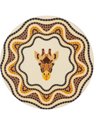 Naturware Mosaic Kağıt Bardak Altlığı 10 cm 12'li Paket
