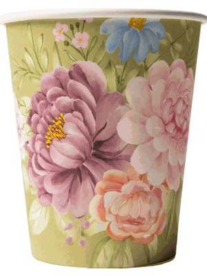 Naturware Peony Kağıt Bardak 240 ml 12'li Paket