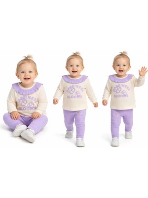 DMR Elegance 6/24 Ay Taytlı Fitilli Penye Bebek Takımı