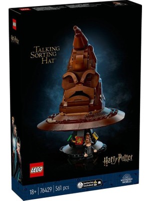 TeknoKapsül 76429 LEGO Harry Potter - Konuşan Seçmen Şapka 561 Parça +18 Yaş