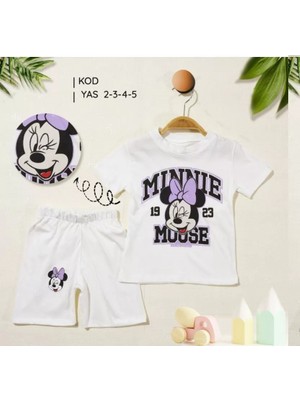 DMR Elegance 2/5 Yaş Minnie Mouse Baskılı Çocuk Takımı