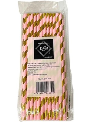 Bezos 25'li Kağıt Pipet