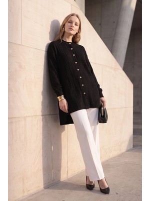 Kado Moda Kado Online V Desenli Jakar Hırka