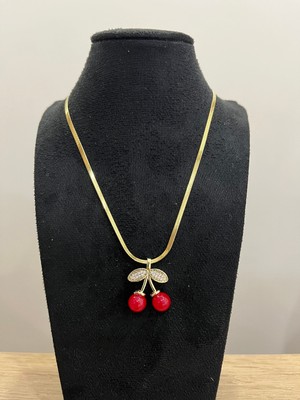 Javelin Paslanmaz Çelik Kolye(Cherry)