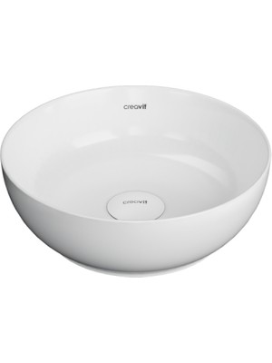 Creavit Tauris 32 cm Tezgah Üstü Lavabo Parlak Beyaz