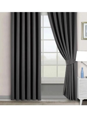Taç Pierre Cardin Gri Blackout Karartma Perde