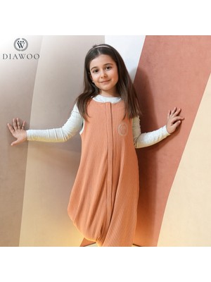 Diawoo Cocoon Walker 4 Mevsim Merino Uyku TULUMU,%100 Merino-Org. Pamuk,2-7 Yaş