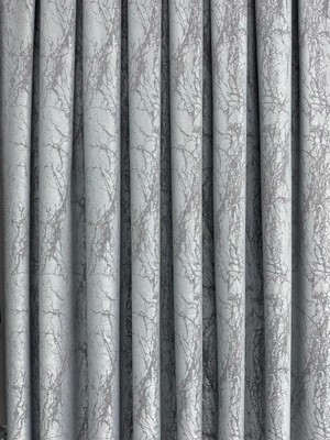 Taç Velar Soft Buz Mavi/gri Fon Perde 1/3 Sık Pile