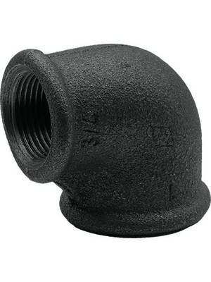 1"x3/4" Siyah Dirsek Redüksiyon Trakya Döküm