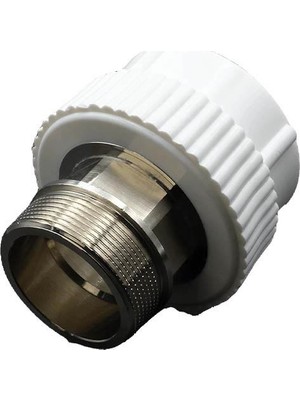 Q50X1 1/2" Pprc Dış Dişli Rakor Altı Köşe Plastherm
