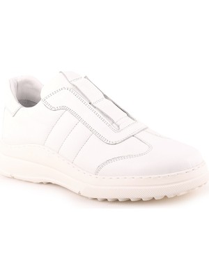 Libero LZ4508 Hakiki Deri Kolay Giyimli Slip-On Kalın Taban Kadın Casual Sneaker