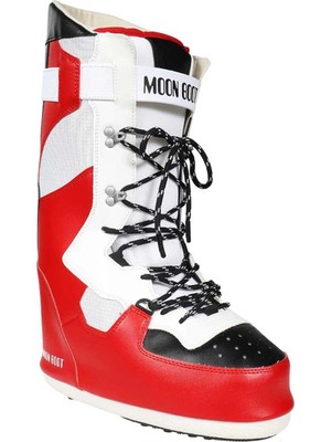 Moon Boot High Sneaker Boot Red Kırmızı Kadın Kar Botu 14028300-003