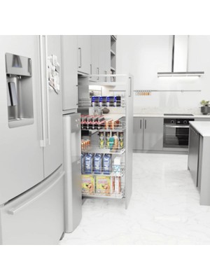 Huzur 1850X2000X350 Teleskopik Raylı Kiler M:350