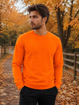 Masimar Erkek Basic Bisiklet Yaka Sweatshirt