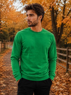 Masimar Erkek Basic Bisiklet Yaka Sweatshirt