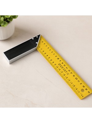 Bezos 250 mm Masa Gönyesi Turuncu-Sarı