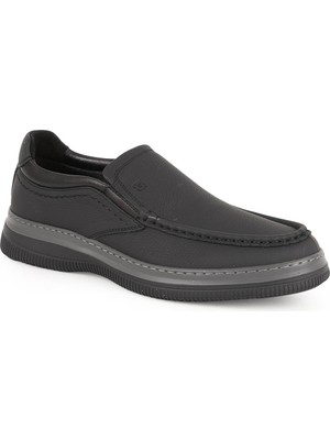 Erkek Günlük Ayakkabı Hakiki Deri Mokasen Dikişli Pratik Slip-On Esnek Hafif Eva Taban Sneaker Lbr H1094