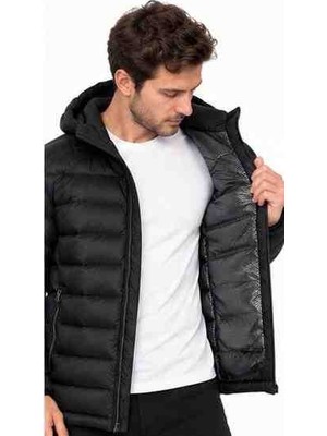 Columbia Titanium Omni Heat Termal Siyah Slim Fit Dar Kesim Erkek Şişme Mont Casual Kullanım İçin