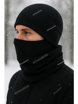 Ritagarcia 2'li Set Yumuşak Polar Bere ve Boyunluk - Ayarlanabilir  Kışlık Takım