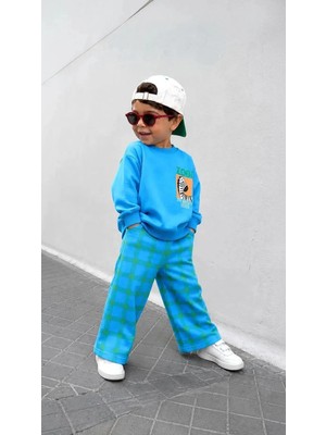 Poala Kids Erkek Çocuk Cartoon Zebra Takım
