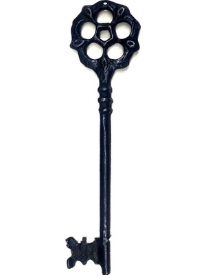 Aydogan's Çiçek Dekoratif Anahtar, 220X56 mm - Büyük Boy, Vintage, Retro, Çiçekli Stil Süs Aksesuar Ana