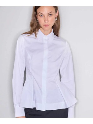 İpekyol Poplin Peplum Gömlek IW6260025183002