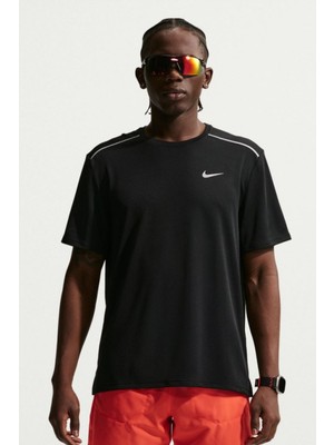 Nike Dri-Fıt Uv Miler Ss Erkek Tişört IF2082-010 Siyah