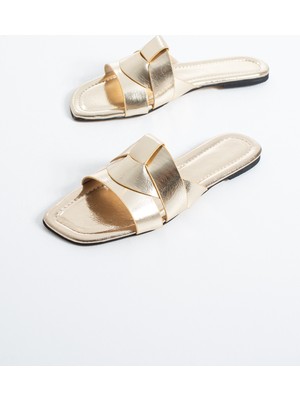 Duxal Shoes Remi Günlük Kadın Terlik Yumuşak Tabanlı Yazlık Sandalet