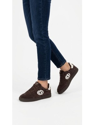 Guess Kadın Sneaker Ayakkabı Süet Logo Detaylı