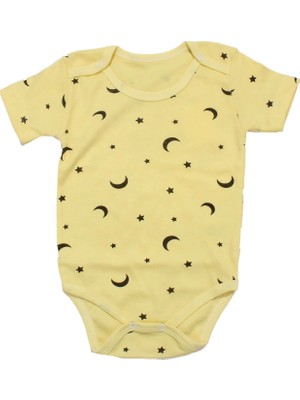 Bebegen Kız Bebek Ekru Mor Kalp Baskılı Askılı Çıtçıtlı Body Zıbın
