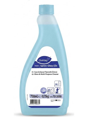 Diversey Taski Sprint Glass E3c Cam ve Genel Temizlik Ürünü 750 ml