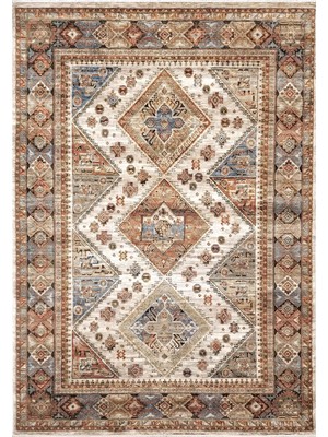 Bahariye Halı Bahariye Etnik - ET04 Krem - Etnik Vintage Modern Halı
