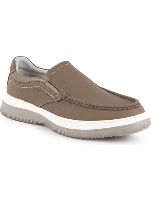 Erkek Günlük Ayakkabı Hakiki Deri Mokasen Dikişli Pratik Slip-On Esnek Hafif Eva Taban Sneaker Lbr H1094
