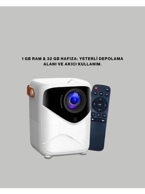 Eco Lounge Ultra Hd Çözünürlüklü Taşınabilir Projektör – 1920X1080 Piksel Görüntü Kalitesi Yeni Nesil