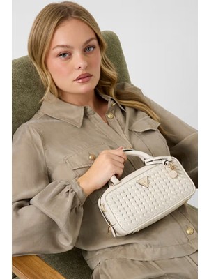 Guess Kadın El ve Omuz Çantası Mini Fermuarlı