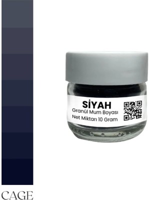 Cage Art Studio Lüks Yüksek Kaliteli Granül Mum Boyası 10 gr - Soya Wax ve Parafin Uyumlu Mum Boyası