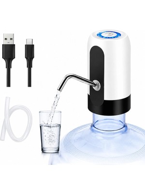 Eco Lounge USB Şarjlı - Otomatik Damacana Su Pompası 4W - 800MAH İ11-071 BX40