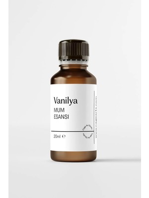 Cage Art Studio Vanilya Mum Esansı 20 ml - Yüksek Kalite Mum Koku Esansı, Soya Wax ve Parafin Uyumlu