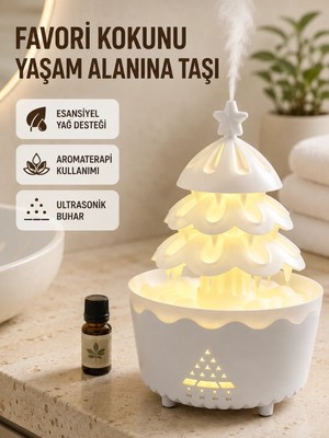Aydogan's Ayd 250 ml Şans Ağacı Hava Nemlendirici Çok Renkli Işıklı Aroma Cihazı