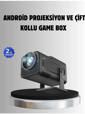 Eco Lounge Android Projeksiyon Game Box – 1280X720P Hd Çözünürlük, Bluetooth,hdmı ve USB Girişli