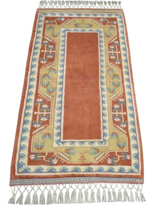 Zehra Abla Halı Yeni El Dokuma Modern Şaheser Milas Yün Halı 7427
